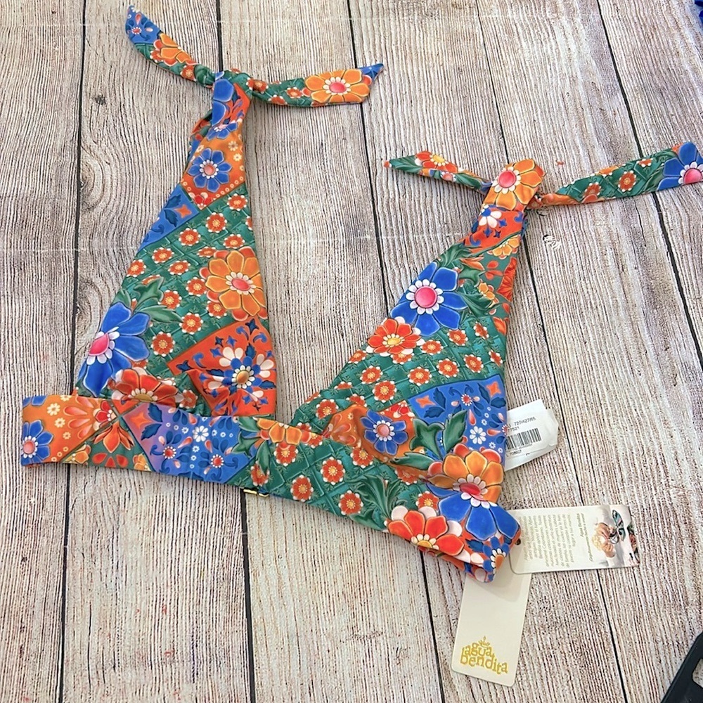 Agua Bendita Multicolor Floral Bikini - Picture 5 of 6
